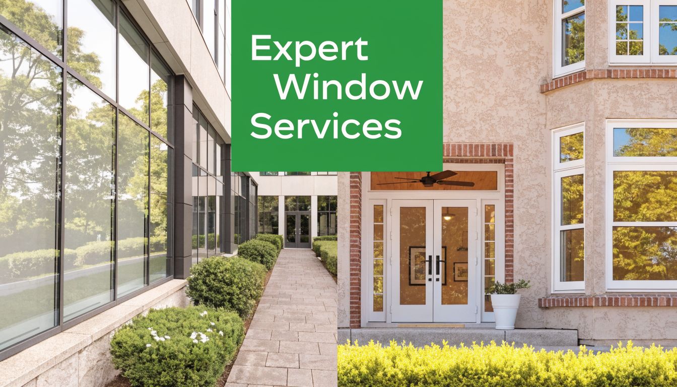 A professional company offering expert window services for residential homes and large commercial buildings.
