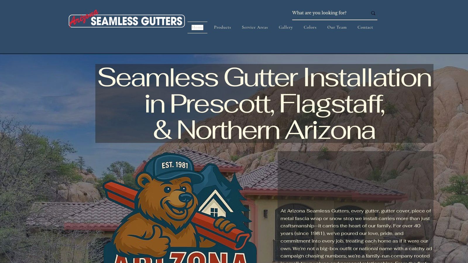 Arizona Seamless Gutters