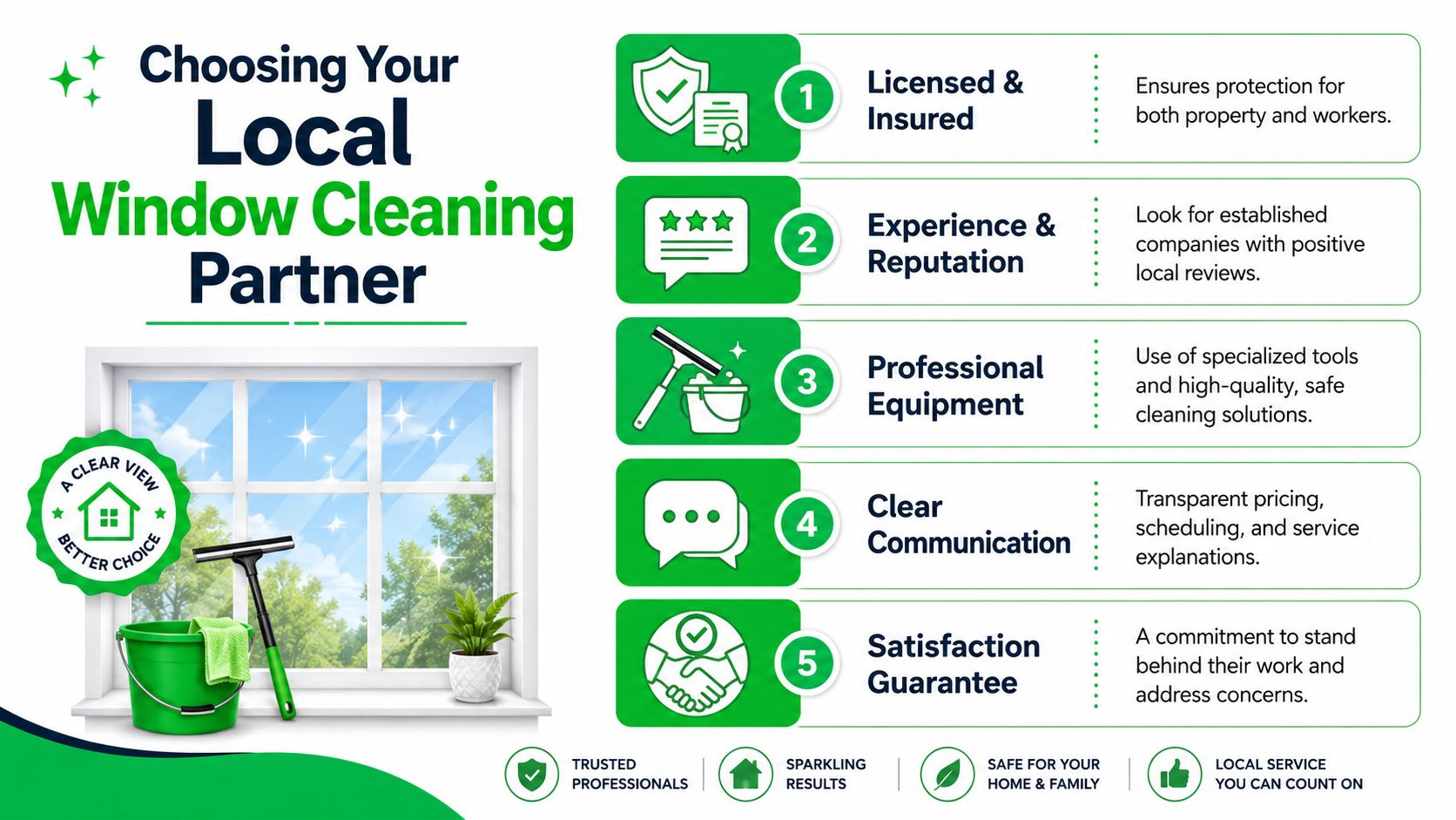 Choosing Your Local Window Cleaning Partner